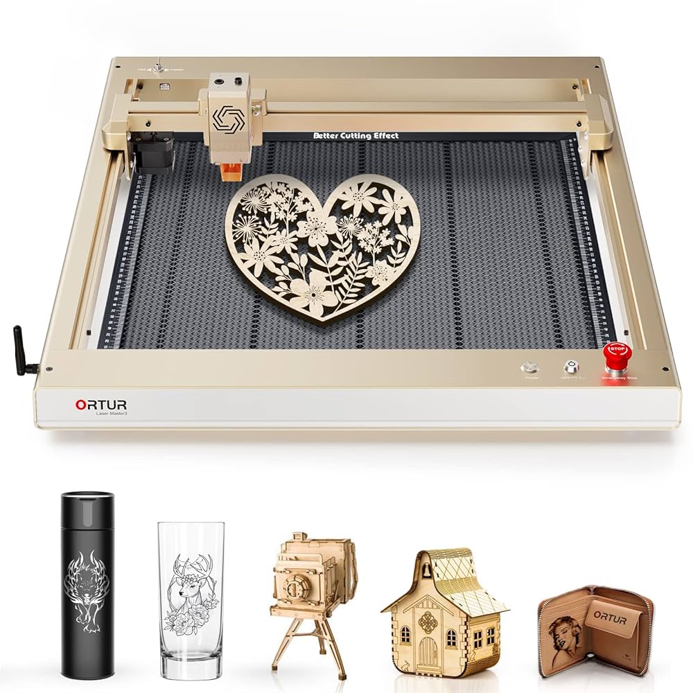 Amazon | ORTUR Laser Master 3 レーザー彫刻機 レーザー刻印機